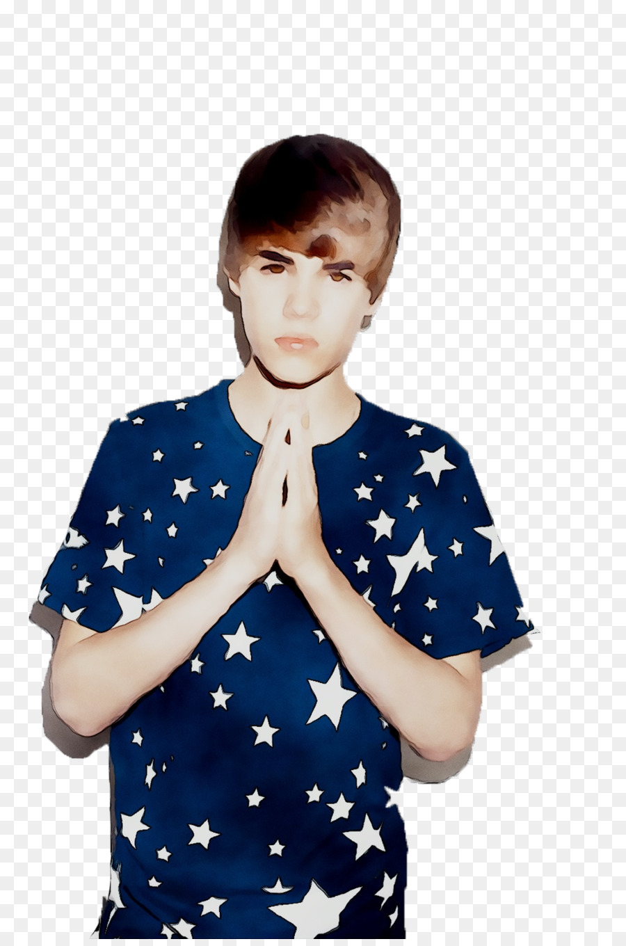 T-shirt spalla Justin Bieber Sleeve Pattern - 