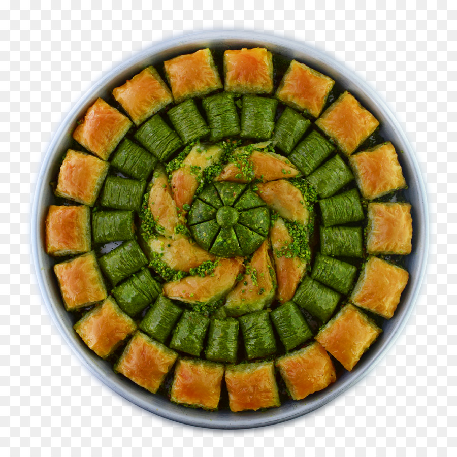 Baklava-Nachtisch-vegetarische Küche türkische Freude Teller - Baklava Wimpel