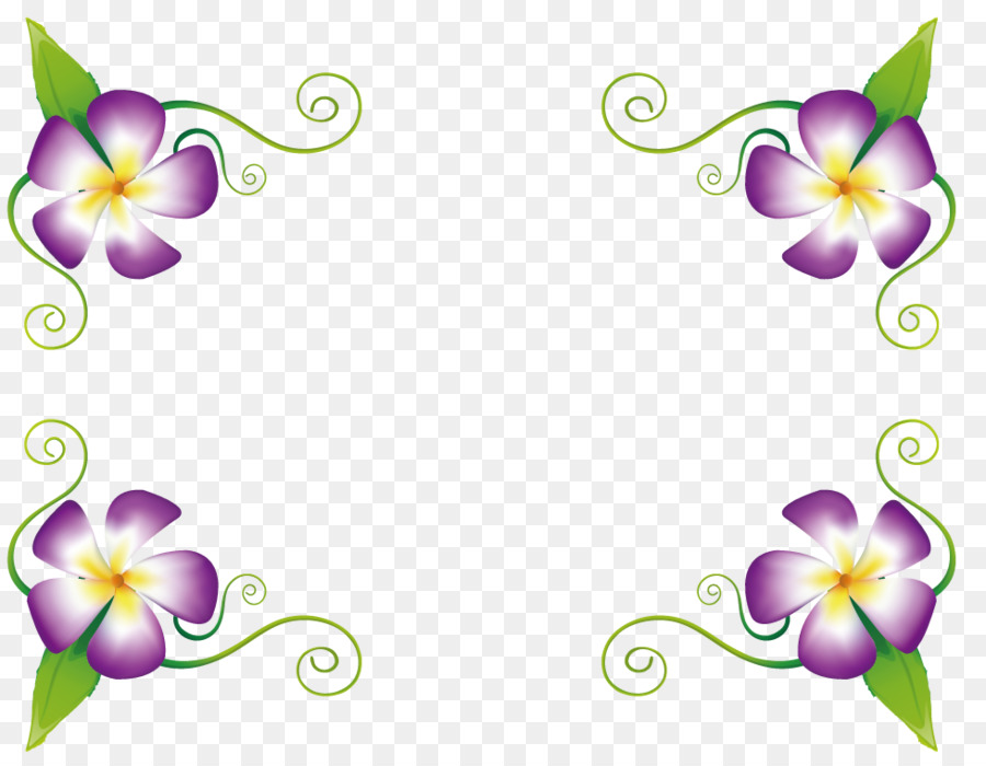Tragbare Netzwerkgrafiken Vektorgrafiken Bild Blume Blumenmuster - bb frame