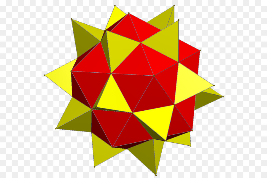 Pattern Symmetry Punto triangolare giallo - confine aumentato