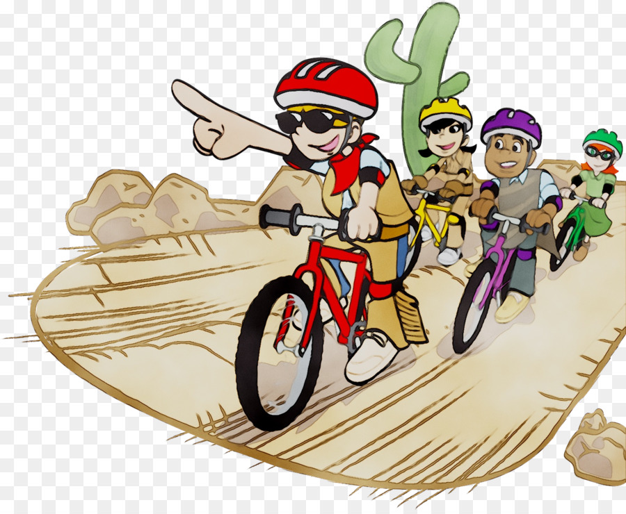 Albero di carattere di ClipArt di biciclette illustrazione - 