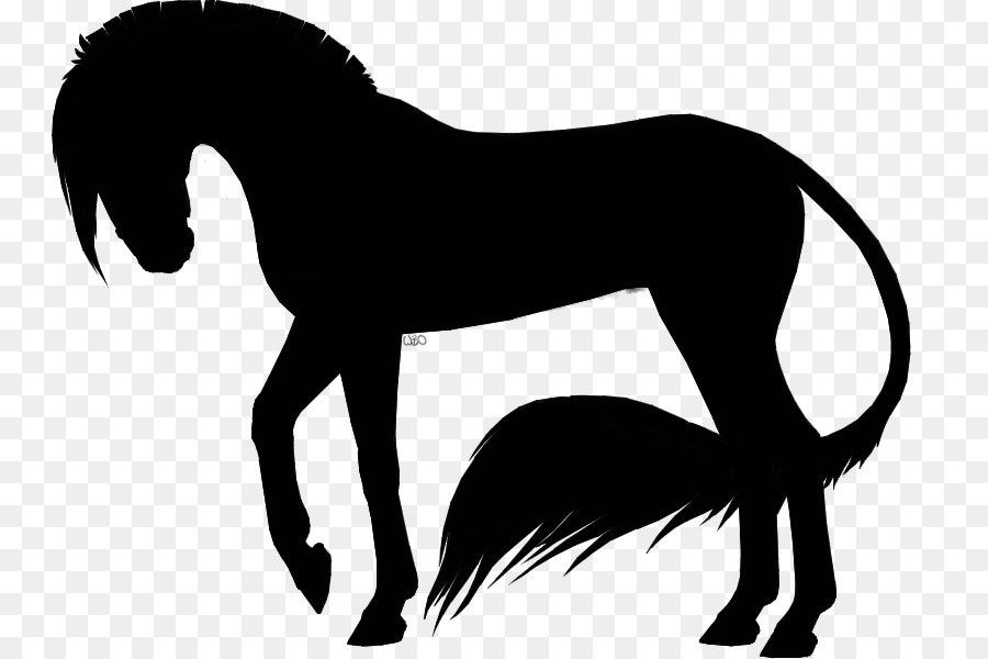 Mustang Stallone Pony Sfogo branco di animali - 