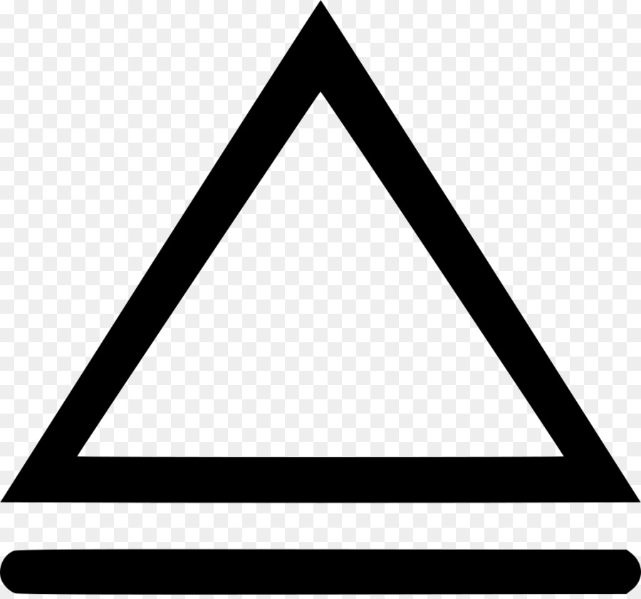 Icone del computer dell'illustrazione di forma di triangolo del grafico di vettore - triangolo