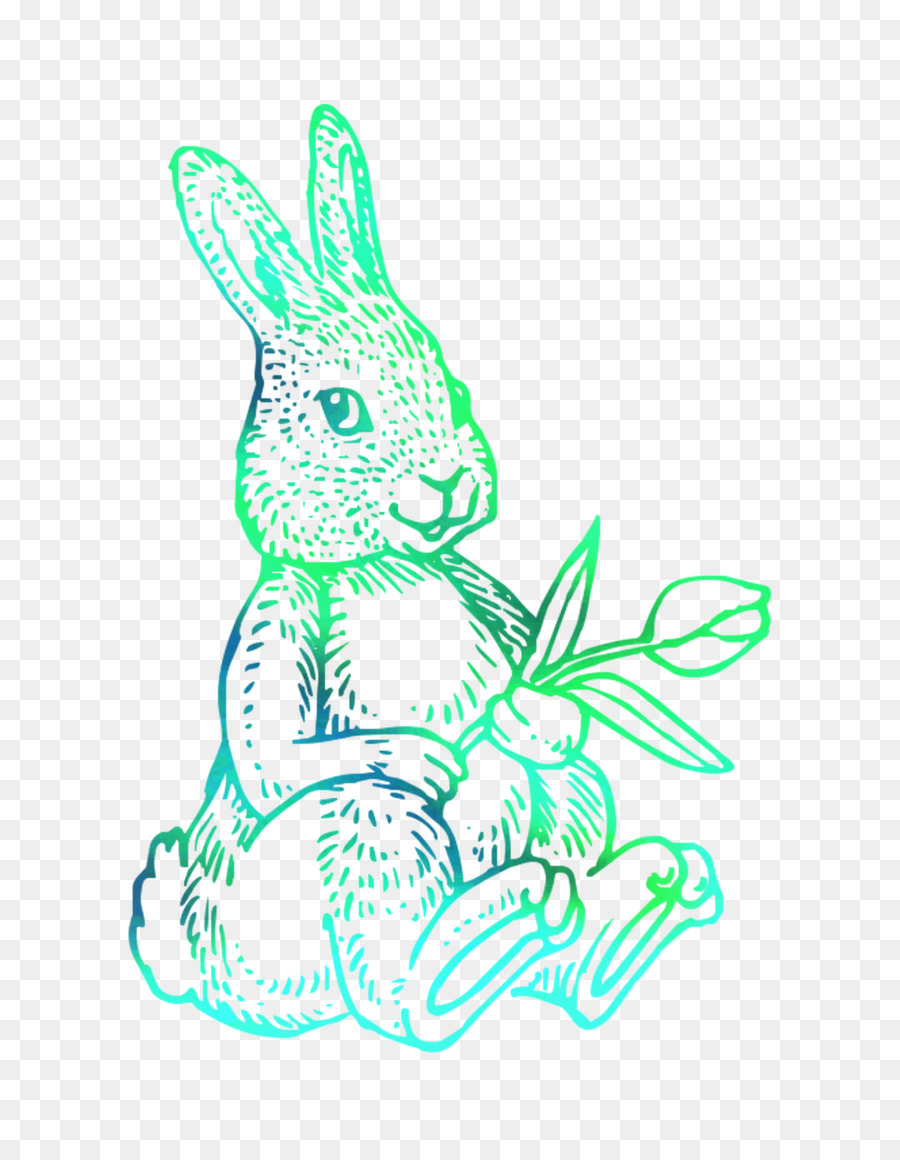 Heimische Kaninchen Hase Osterhase clipart - 