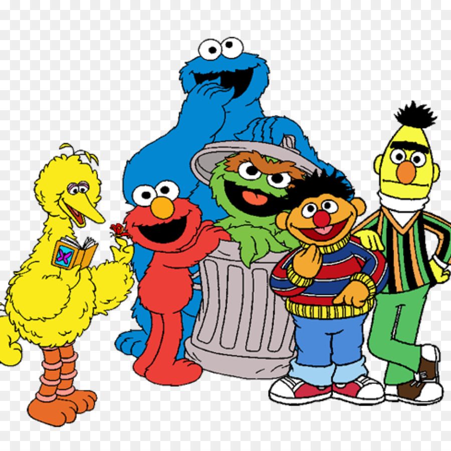 Elmo Big Bird Cookie Monster Oscar the Grouch Abby Cadabby - numeri di monster inc
