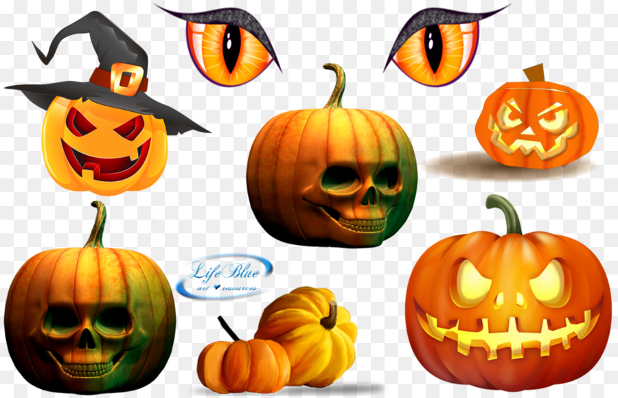 Pumpkin Halloween Portable Network Graphics Immagine Jack-o'-lantern - zucca
