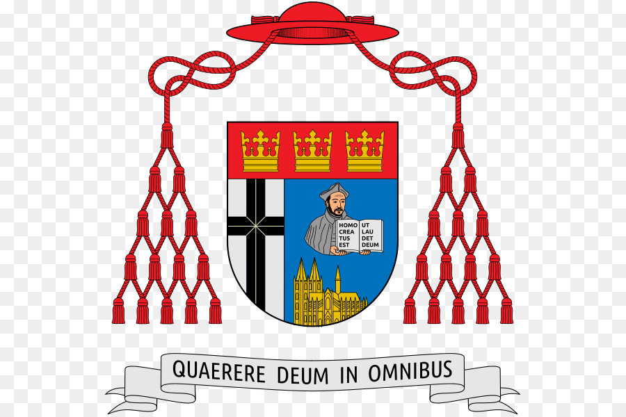 Wappen Kardinal Erzbischof Crest Diözese - Becker Silhouette
