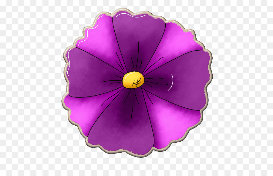 Pansy Mallows Violet Portable Network Graphics - 