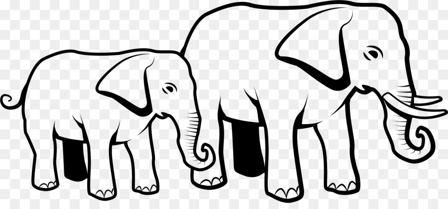 Elefante indiano Elefante africano Clip art di mammiferi Mammiferi - 