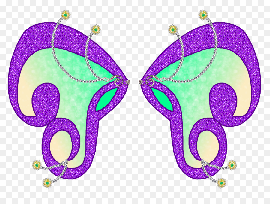 Schmetterlings-Illustrationsclipart M / 0d Produkt - Schmetterling