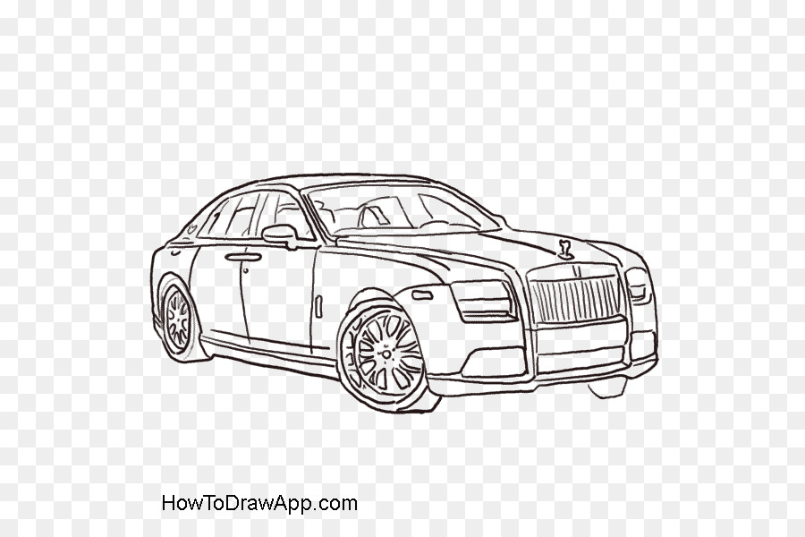 Immagine di disegno delle automobili di Rolls-Royce delle automobili di Rolls-Royce - auto
