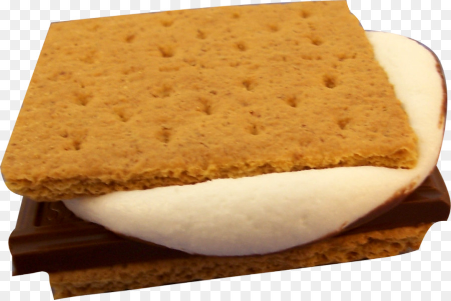 S'more Graham Cracker Fudge Marshmallow ClipArt - Schokolade