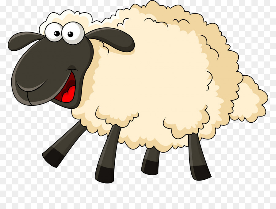 Sheep Vector graphics Cartoon Illustration Lizenzfrei - Schafe