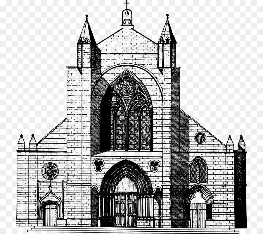 Mittelalterliche Architektur-Mittelalter-Fassaden-Basilika - 