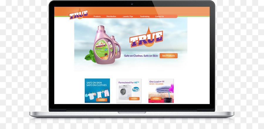 Online-Werbung Computer-Monitore Logo Webseite Display-Werbung - Waschmittel