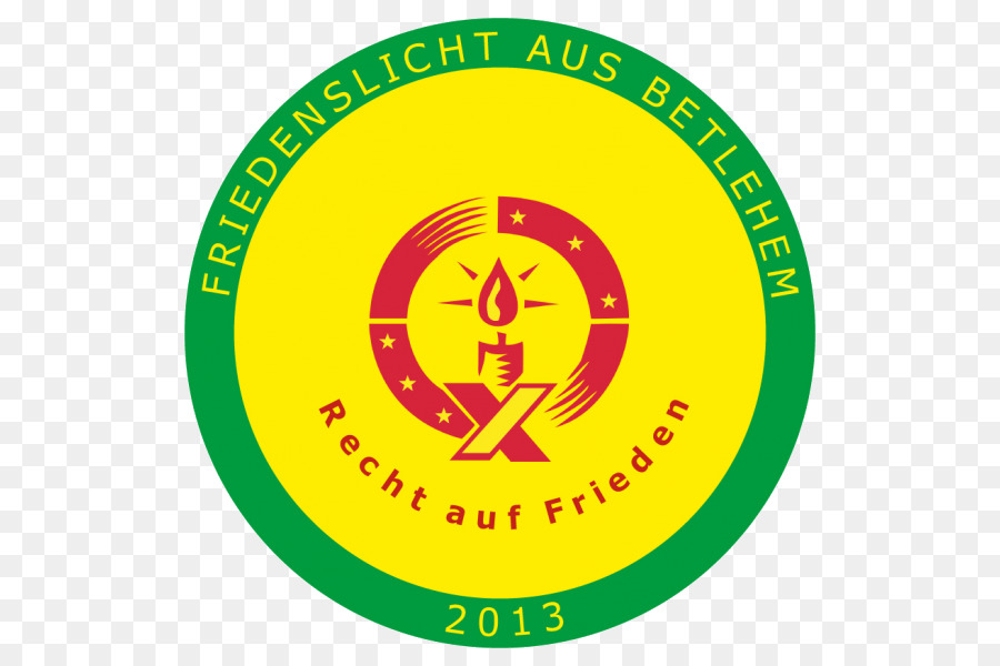 Luce della pace di Betlemme Scouting Scouting tedesco San Giorgio - pulsante di Betlemme