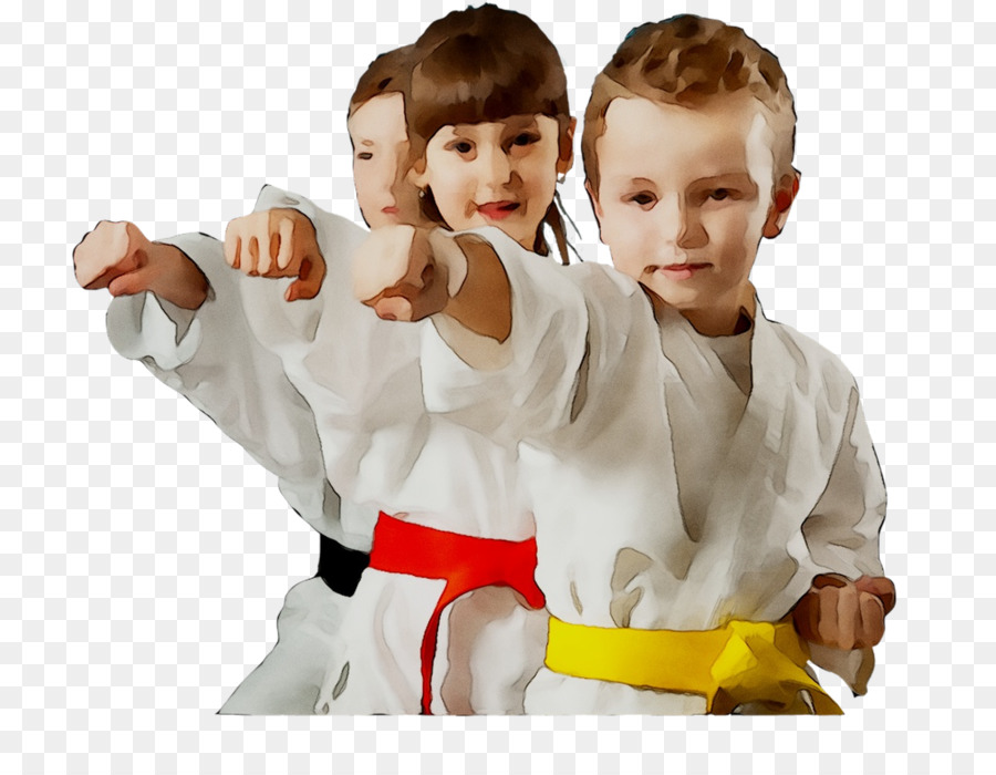 Kick di arti marziali del bambino di karatè del taekwondo - 
