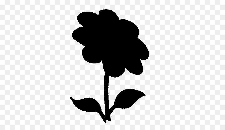 Black & White   M ClipArt Leaf Silhouette Pflanzenstängel - 
