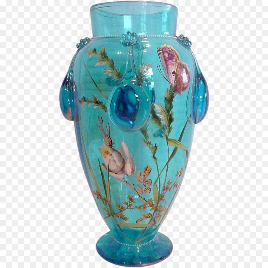 Kobaltvase Glaskunst Knickente - Vase