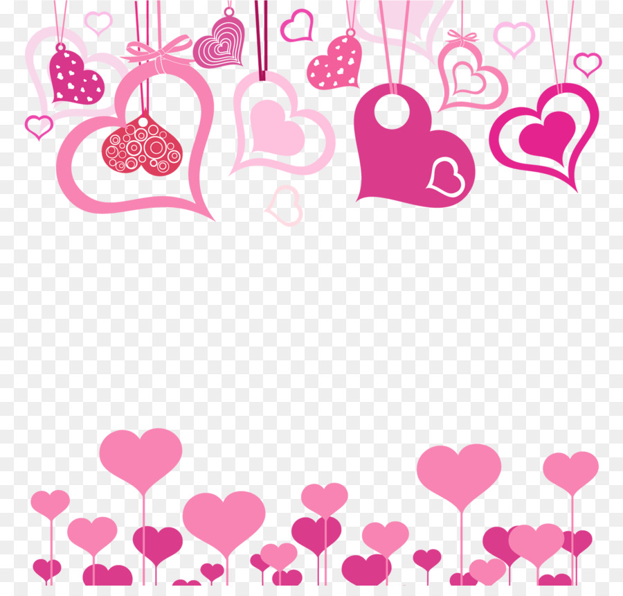 Đồ họa ngày Valentine Vector hình ảnh trái tim Cha-con gái nhảy - nền tảng tốt đẹp