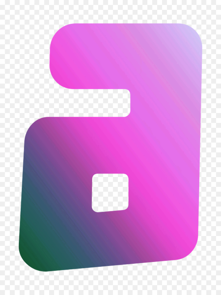Produktdesign Purple Rectangle Font - 