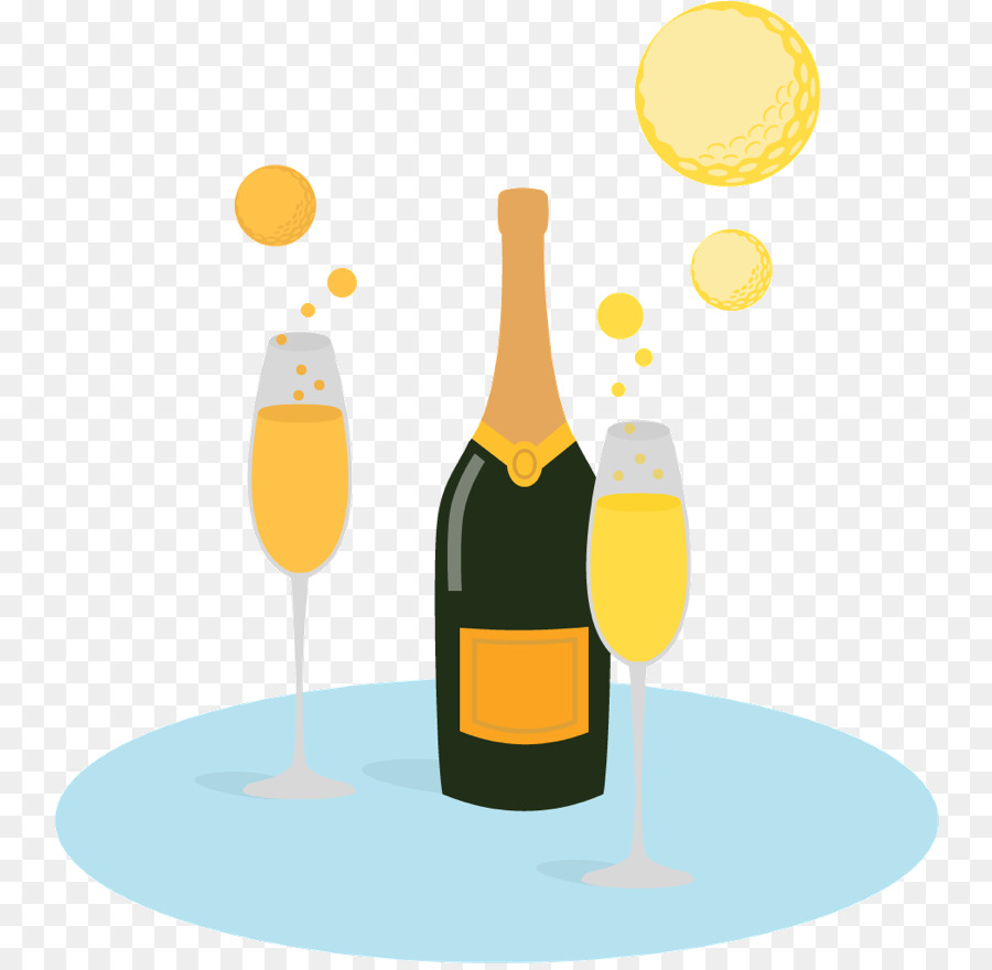 Bottiglia di Champagne Wine Sandvig Minigolf Glass - Champagne