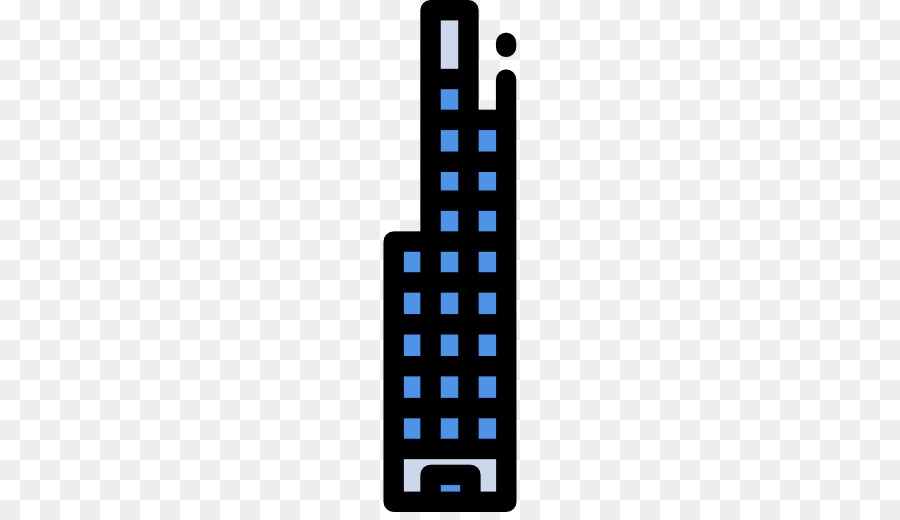 Grafica vettoriale di costruzione di icone di computer grafica portatile di rete - edificio