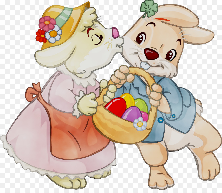 Illustrazione di arte di clip del coniglietto di Pasqua illustrazione lepre - 