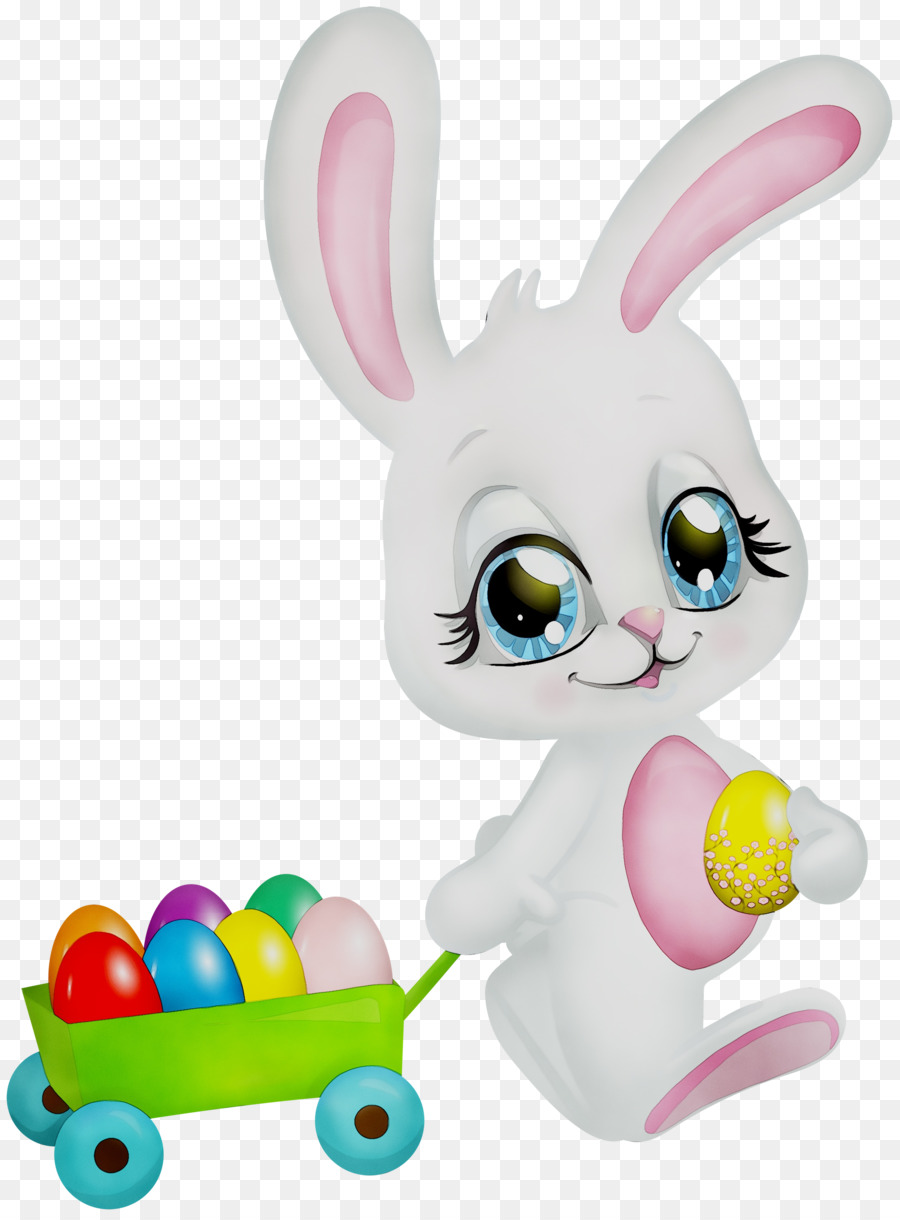 Easter Bunny Bức tượng đồ chơi trẻ sơ sinh - 