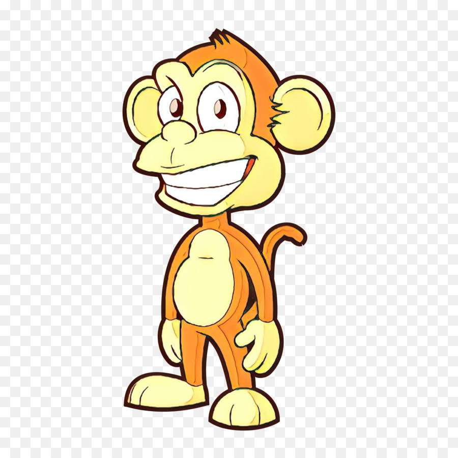 Immagine animata della scimmia del disegno del fumetto - 