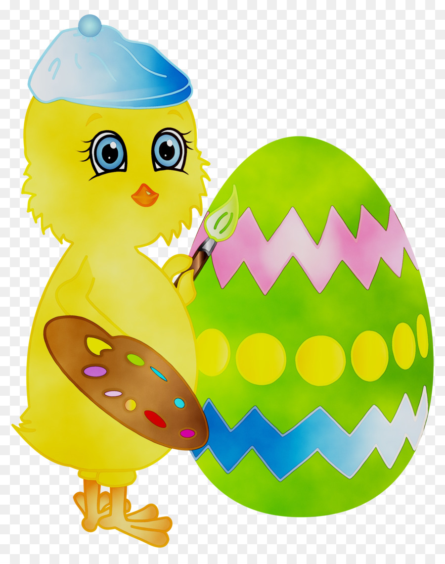 Infante dell'illustrazione dell'uccello dell'uovo di Pasqua - 