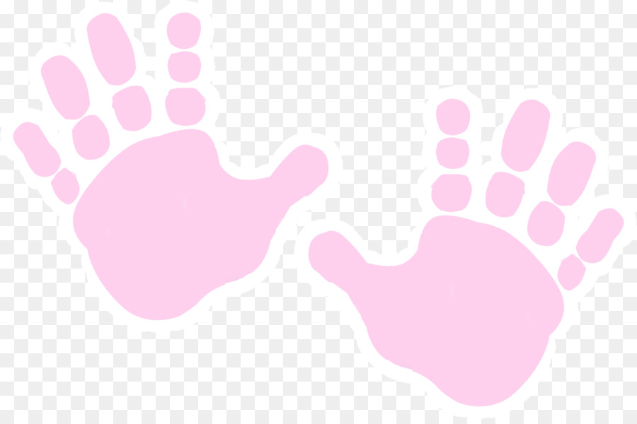 Zeichnungsdaumen-Säuglingshandkind - Hand