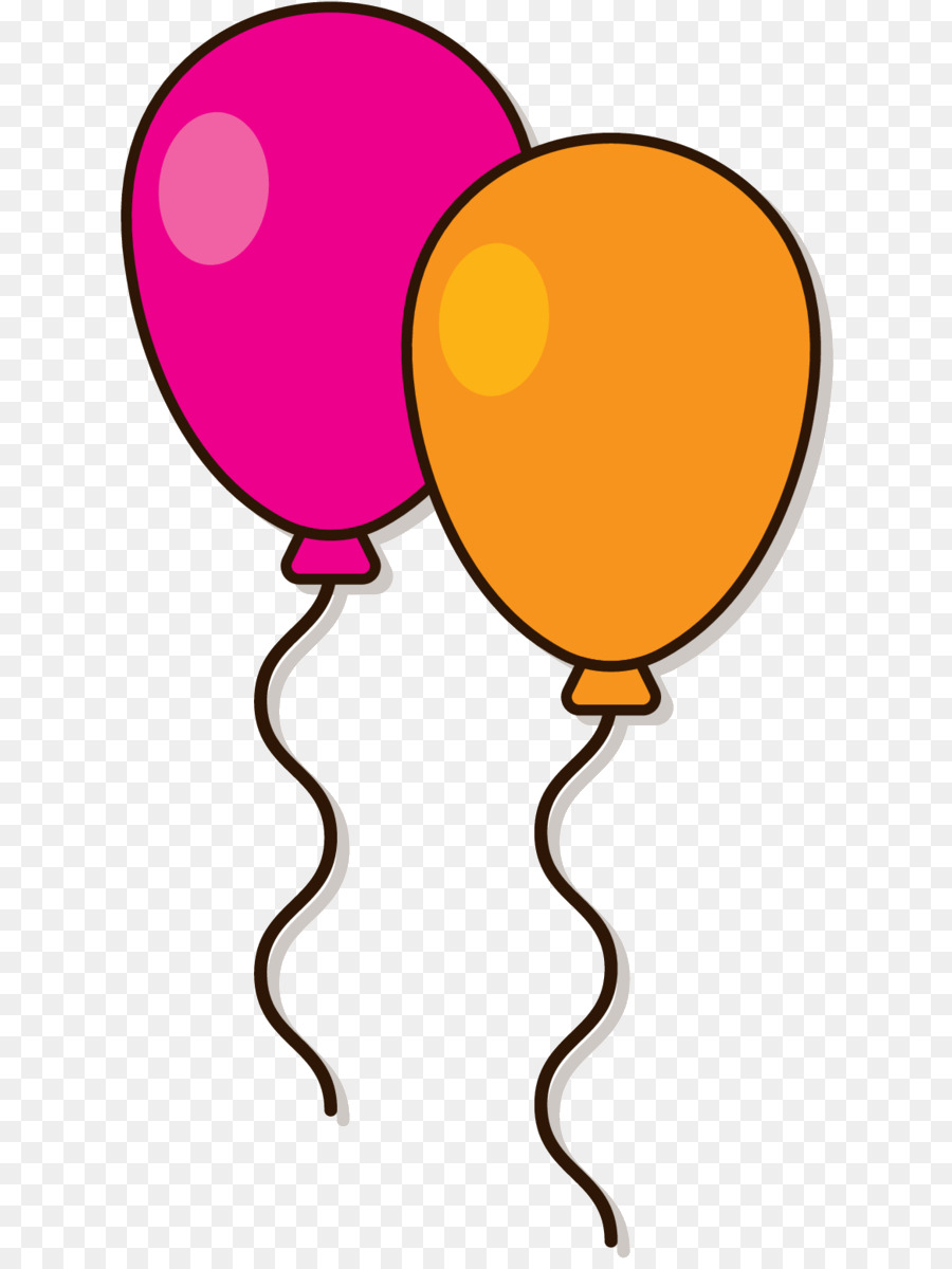 Clip nghệ thuật Balloon Balloon Purple - 