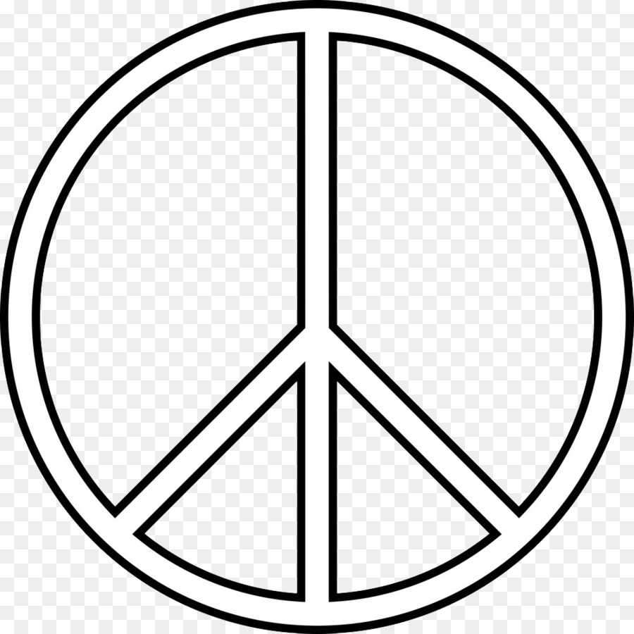 Grafica vettoriale Illustrazione di clip art simboli della pace - simboli di pace png colorazione