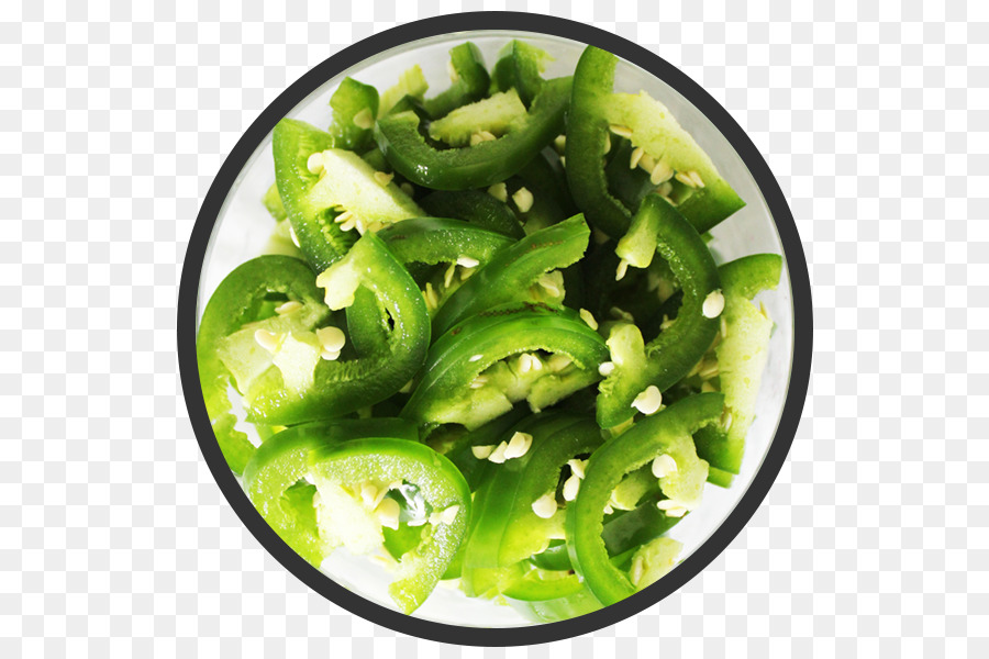 Vegetarische Küche Grüns der Poke Food Sushi - Jalapentildeo Zeichen