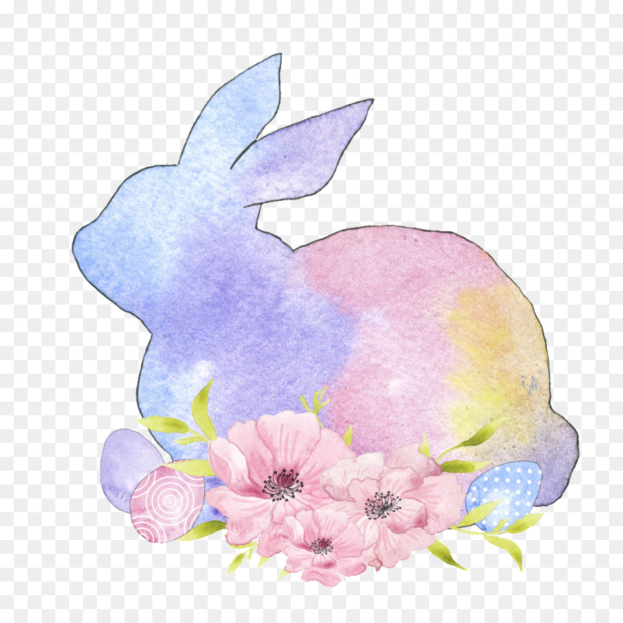 Thiết kế hình ảnh con thỏ màu nước Minh họa - cáo png màu nước