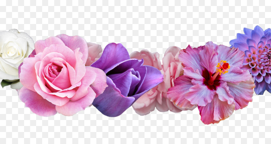 Krone ClipArt Blume tragbare Netzwerkgrafik Stirnband - transparente Blumenkrone png pink