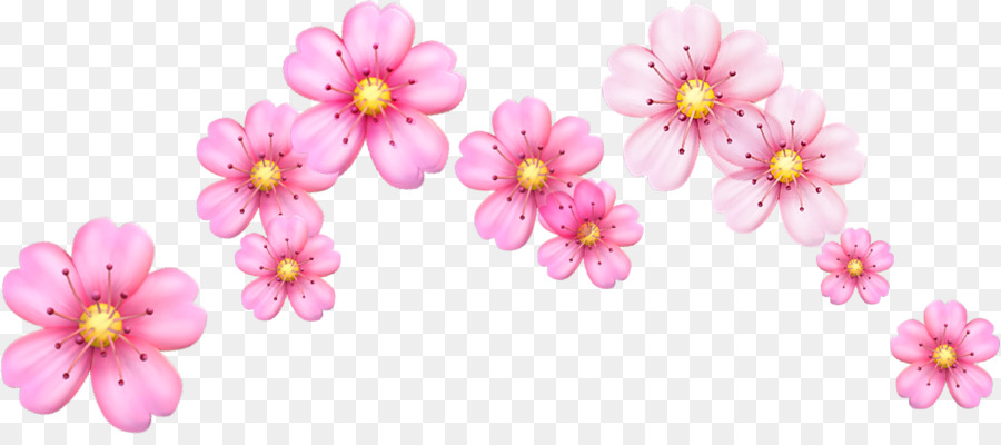 Immagine di fiore Emoji Cherry blossom - corona png kisspng