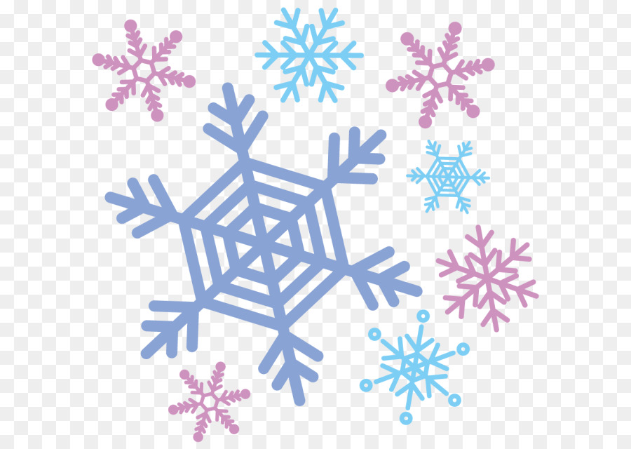 Immagine di cristallo dell'illustrazione del fiocco di neve - fiocco di neve