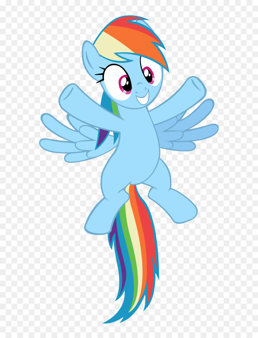 Rainbow Dash E Pinkie Pie Twilight Sparkle Applejack Pony - navata laterale