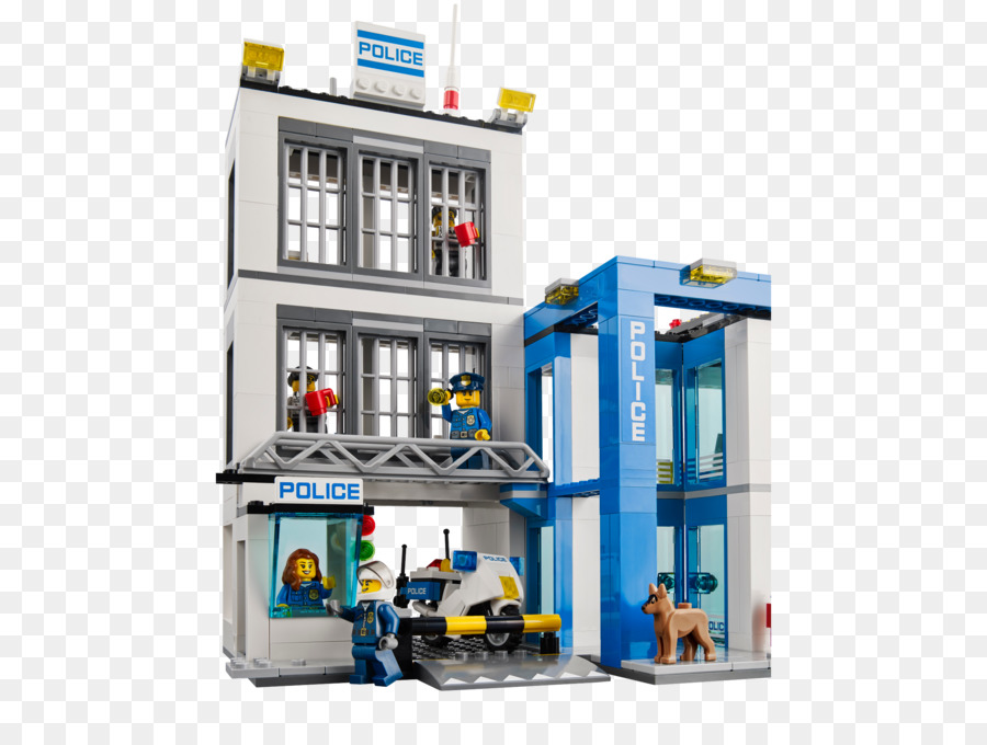 LEGO 60141 Polizeistation der Stadt LEGO 60047 Polizeistation der Stadt LEGO 7498 Polizeistation der Stadt Set Toy - Gefängnis