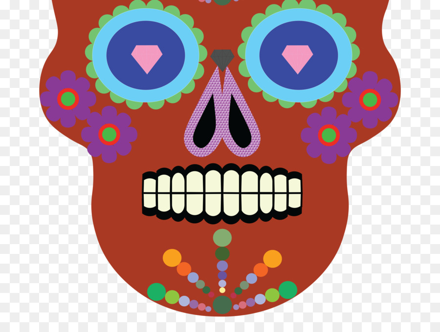 Skull Calavera Ngày của người chết Elope Sugar And Skeleton - ăn cắp mặt png chết chóc