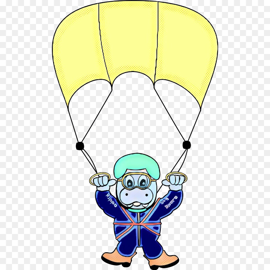 Clip nghệ thuật Minh họa Parachuting Vẽ Cartoon - 