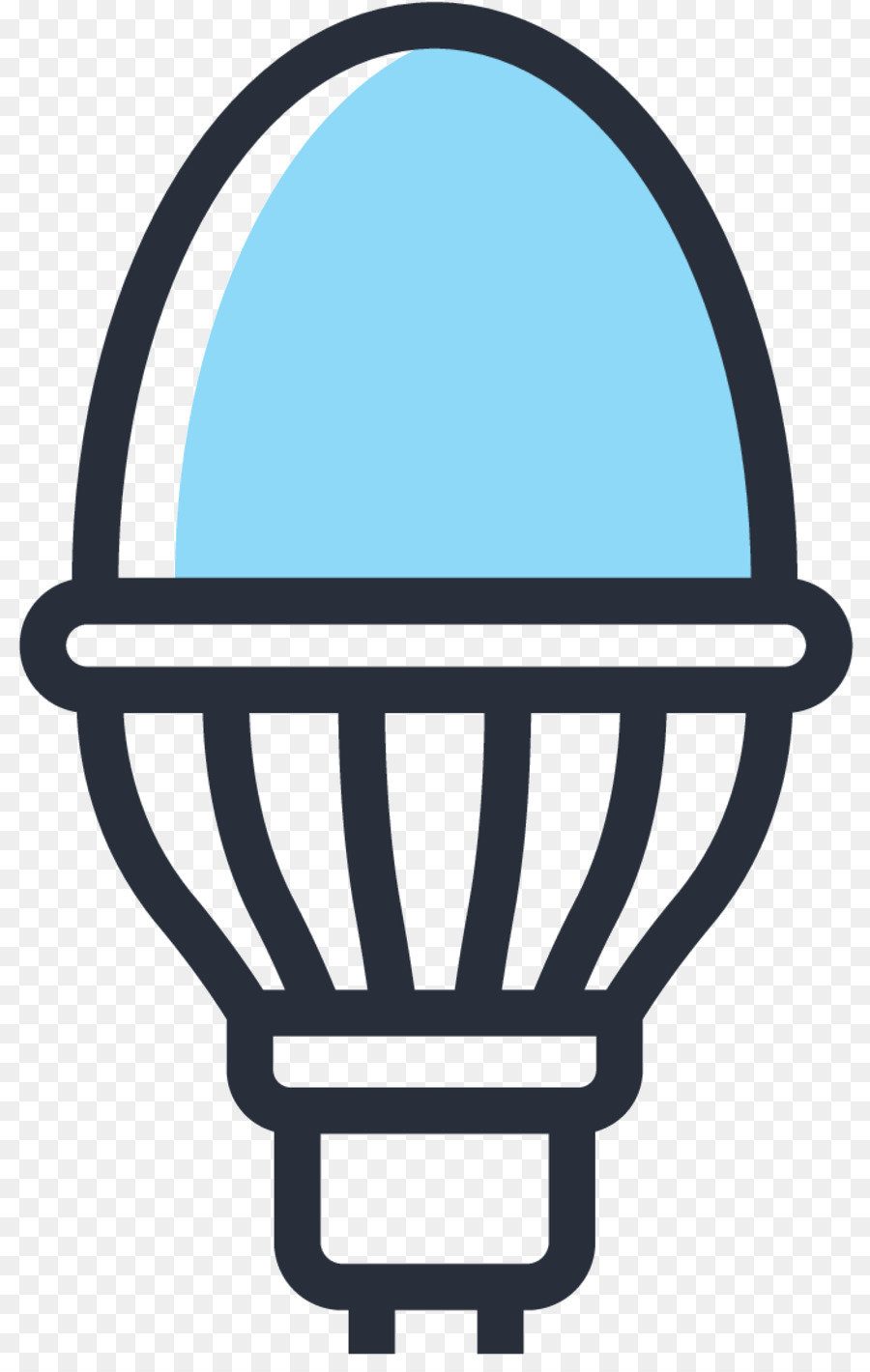 Grafica vettoriale Clip art Lampada a LED Design Light - 