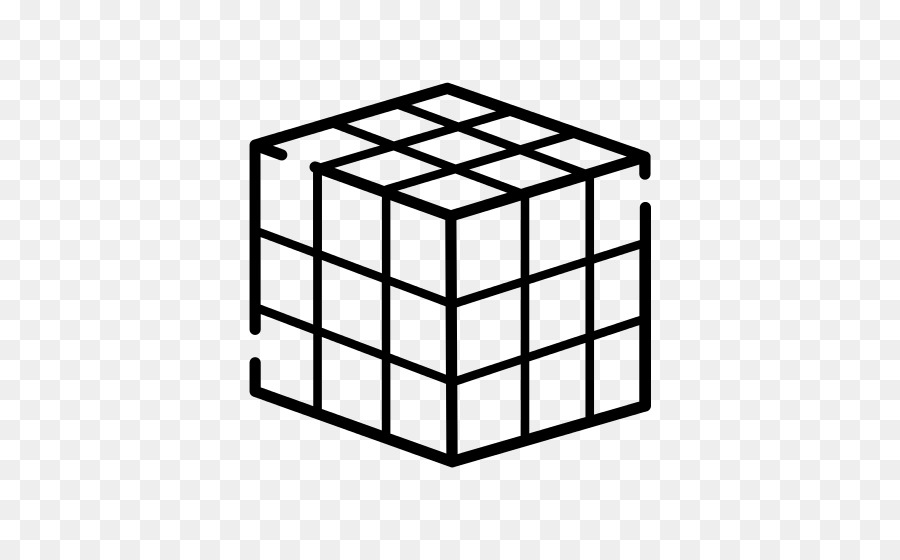 Tải tranh tô màu Khối Rubik 3x3