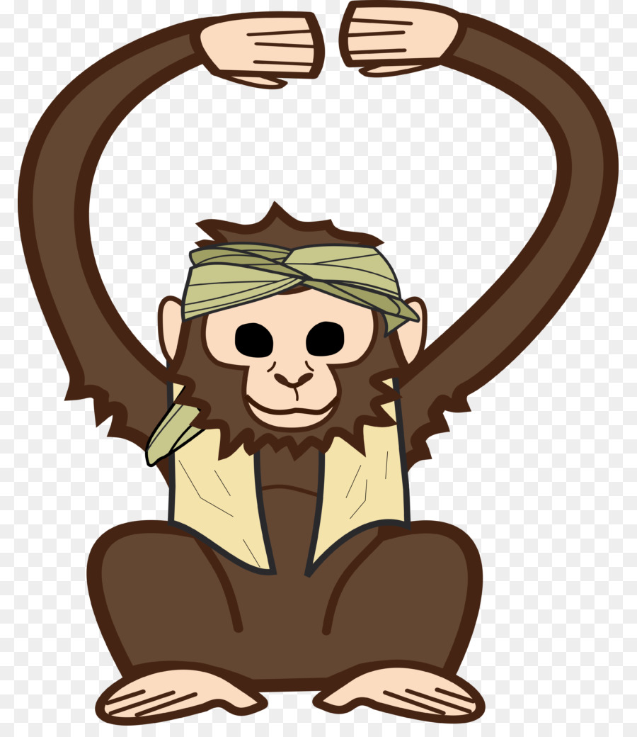 Monkey Illustration Music Ape Clip art - 