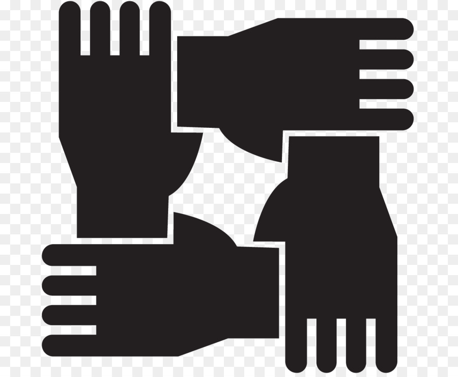 Logo Thumb Menschliches Verhalten Schrift Black & White - M - 