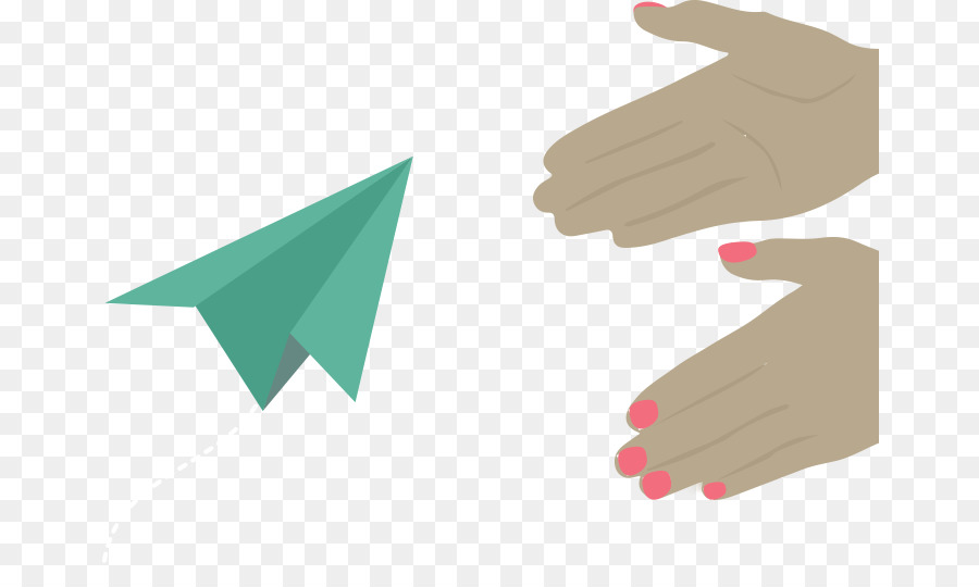 Content Science Handmodell Logo Thumb Produktdesign - einfache Papierflugzeugpläne
