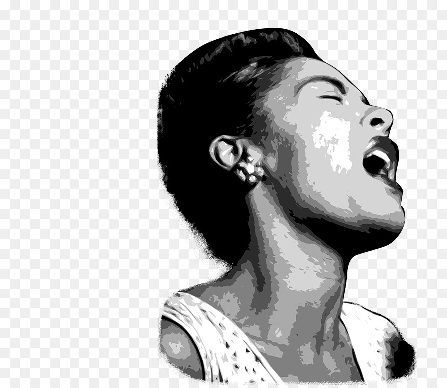 Billie Holiday / m / 02csf Dame singt den Blues beim Zeichnen von Chin - Feuerwerk Funktion