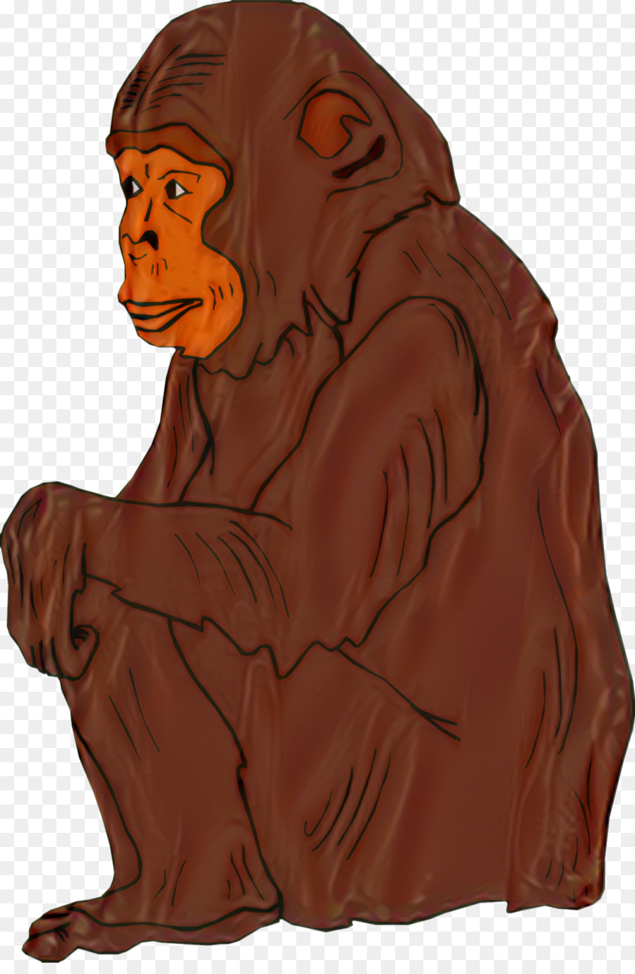 Ape Chimpanzee Simian Clip art Orangutan - 